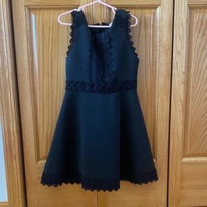 Elegant Black Lace Kids Dress